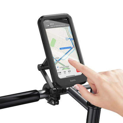 Sykkel- og motorsykkelholder HOCO CA101, 4,5 tommer - 7 tommer, svart