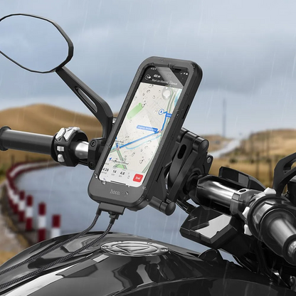 Sykkel- og motorsykkelholder HOCO CA101, 4,5 tommer - 7 tommer, svart