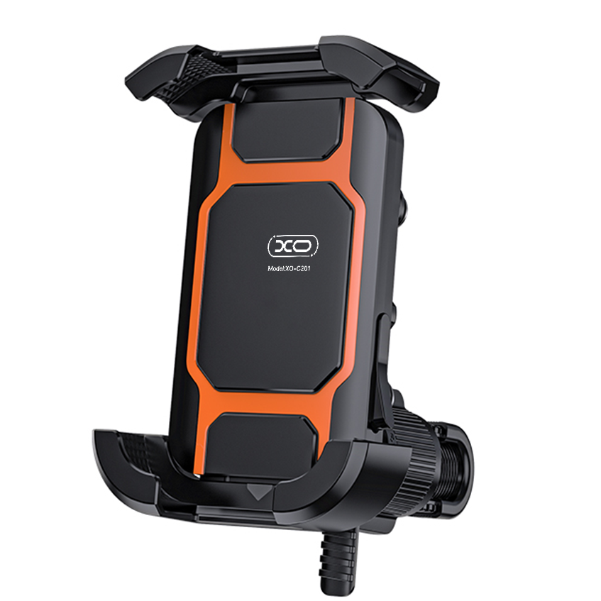 Sykkel- og motorsykkelholder XO Design C201, 4,5 tommer - 7 tommer, Svart Oransje