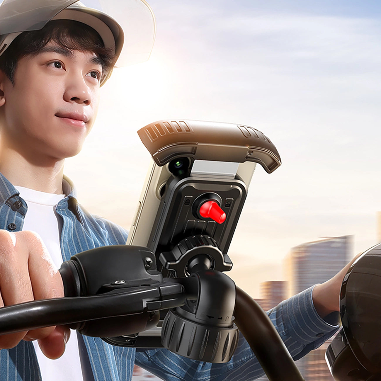 UGREEN LP494 Sykkelholder, 4.7 tommer - 6.8 tommer, Svart