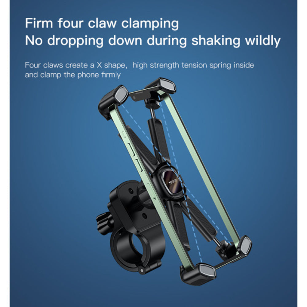 Sykkelholder Yesido C191, 4.5inch - 6.8inch, Svart