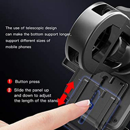 Sykkelholder Yesido C94, 4 tommer - 6,5 tommer, Svart