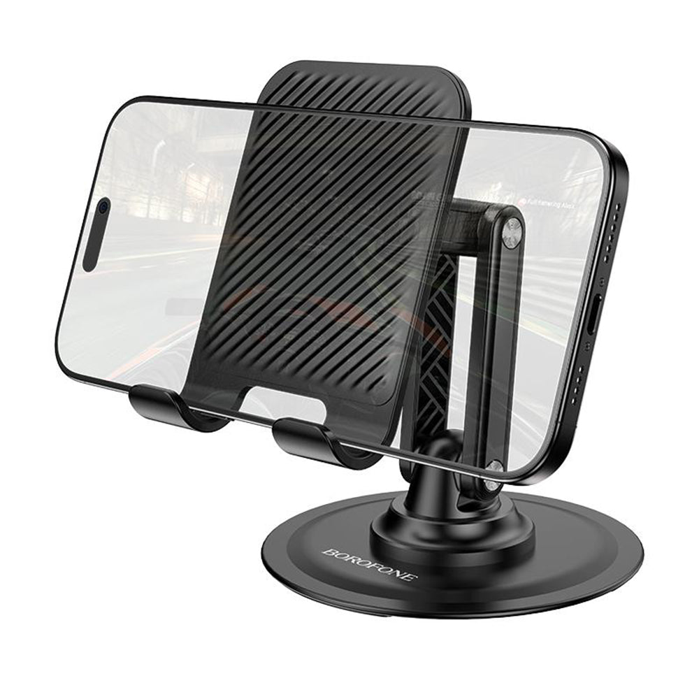 Borofone BH128 Admirado Skrivebordsstativ, 4,5 tommer - 7 tommer, Svart
