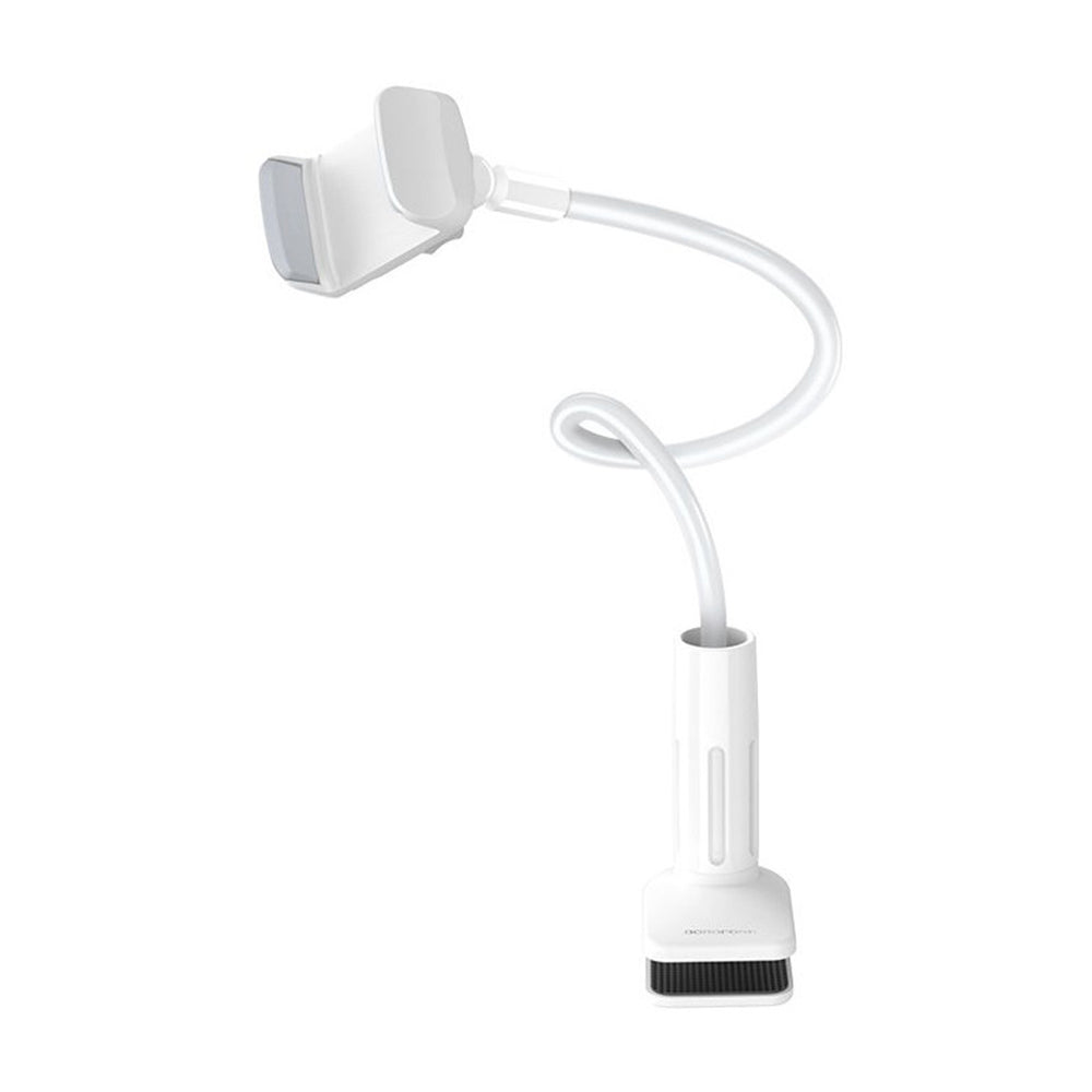 Borofone BH23 Bright Shell Skrivebordsstativ, 4,5 tommer - 6,5 tommer, Hvit