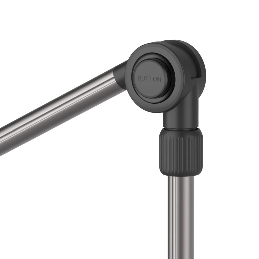 Fixed Relax Kontorstøtte, 7 tommer - 13 tommer, Svart