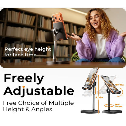 Lisen Mechanical Bordholder for Telefon / Nettbrett, 4 tommer - 10 tommer, Svart YL0421030004