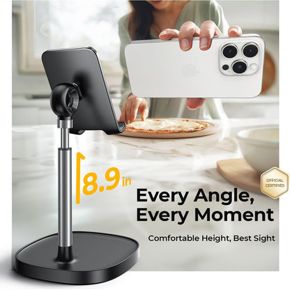 Lisen Mechanical Bordholder for Telefon / Nettbrett, 4 tommer - 10 tommer, Svart YL0421030004