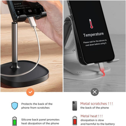 Lisen Mechanical Bordholder for Telefon / Nettbrett, 4 tommer - 10 tommer, Svart YL0421030004