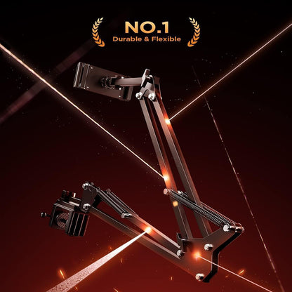 Lisen Skrivebordsstøtte for Telefon / Nettbrett, 4.7inch - 12.9inch, Svart YL0223060007