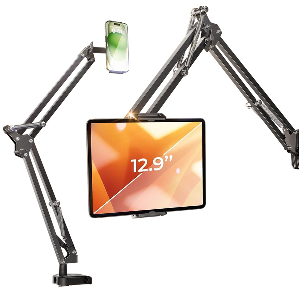 Lisen Skrivebordsstøtte for Telefon / Nettbrett, 4.7inch - 12.9inch, Svart YL0223060007