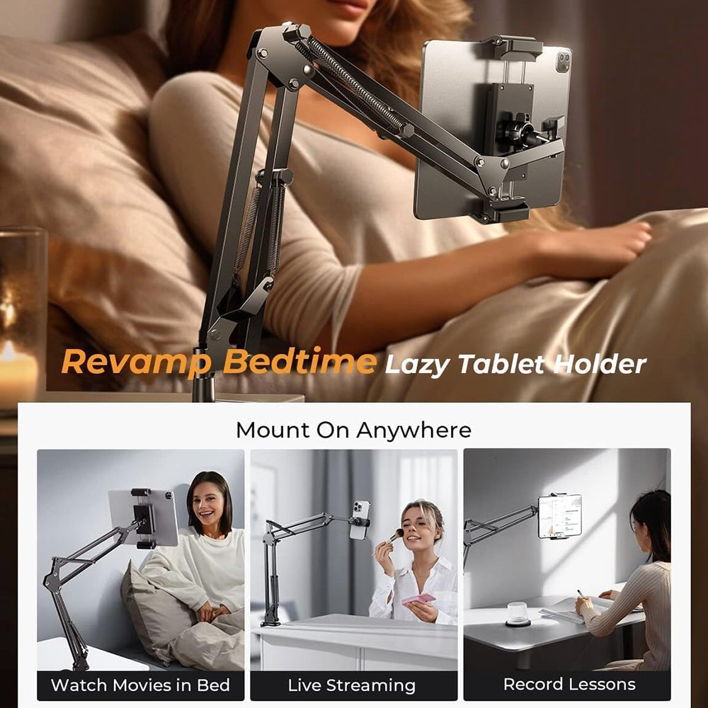 Lisen Skrivebordsstøtte for Telefon / Nettbrett, 4.7inch - 12.9inch, Svart YL0223060007