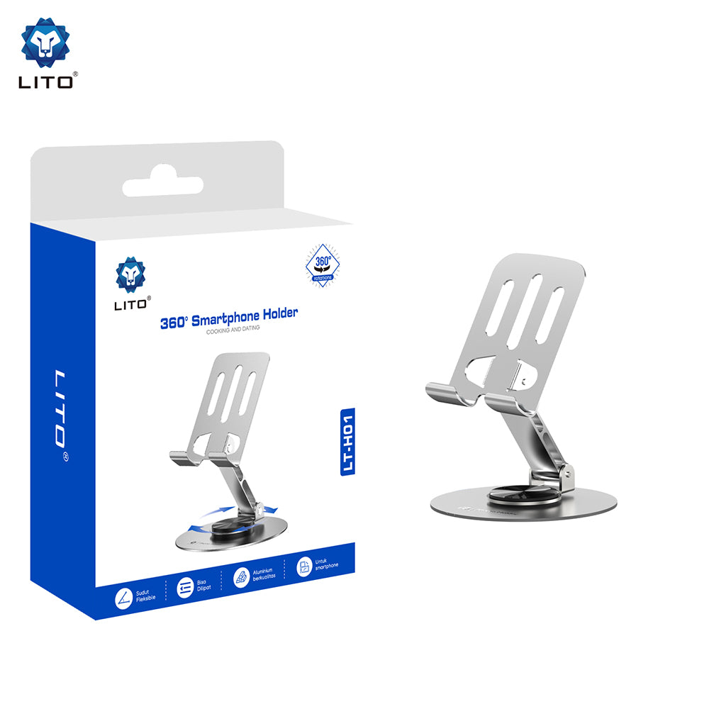 Lito LT-H01 Universell Skrivebordsstøtte, Grå