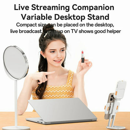 Selfie Light Skrivebordsstøtte Yesido DH10, 4.7 tommer - 7 tommer, Hvit