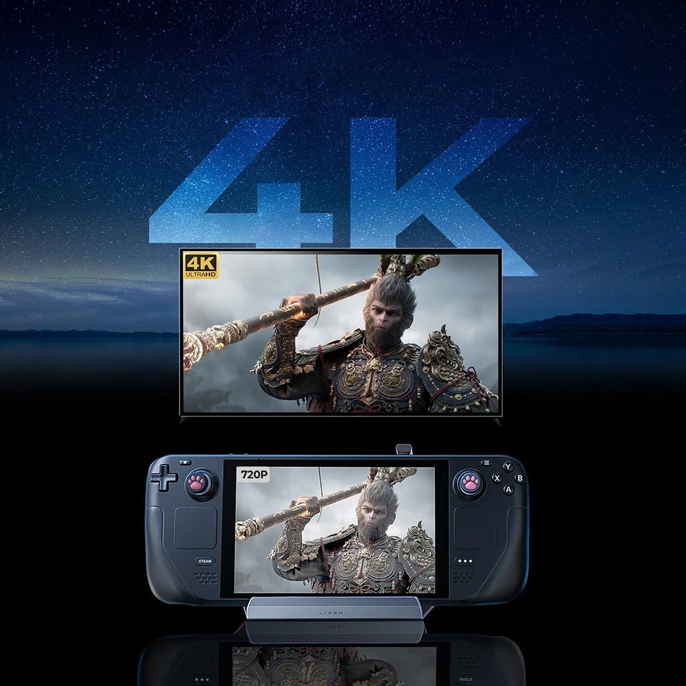 Hub-støtte med kjøler Lisen S1 for ROG / Lenovo / Razer / Aya / Logitech / Onexplayer-serien, Svart YL0423110005