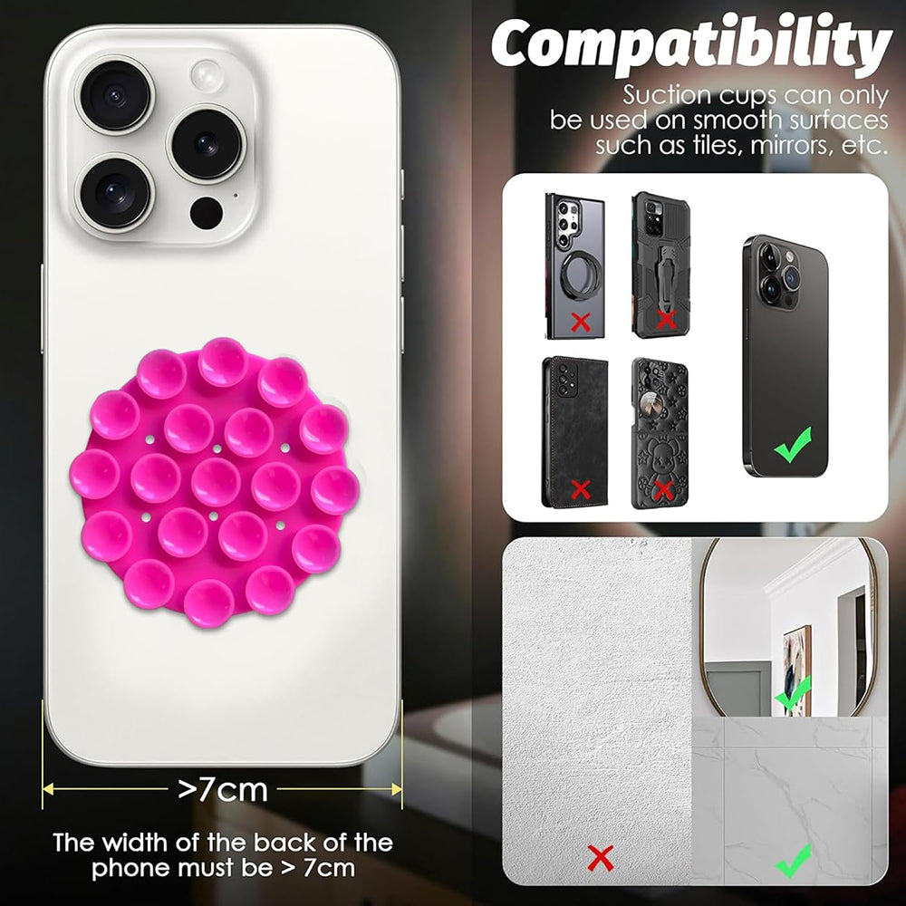 Støtte med sugekopper Techsuit SD-CUP, Blå