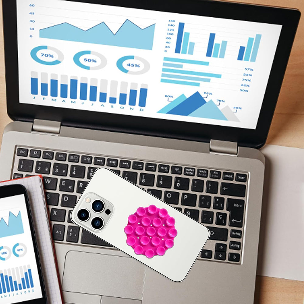 Støtte med sugekopper Techsuit SD-CUP, Blå