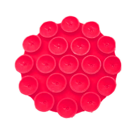 Støtte med sugekopper Techsuit SR-CUP, Rød