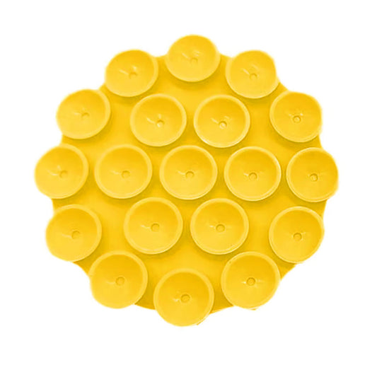 Støtte med sugekopper Techsuit SY-CUP, Gul