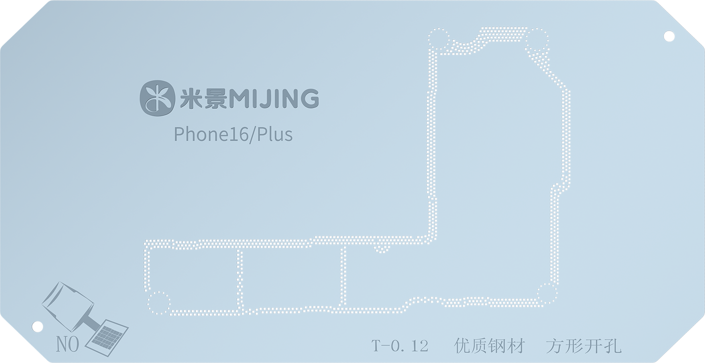 Arbeidsstøtte for Reballing Mijing Z20 for Apple iPhone 16-serien