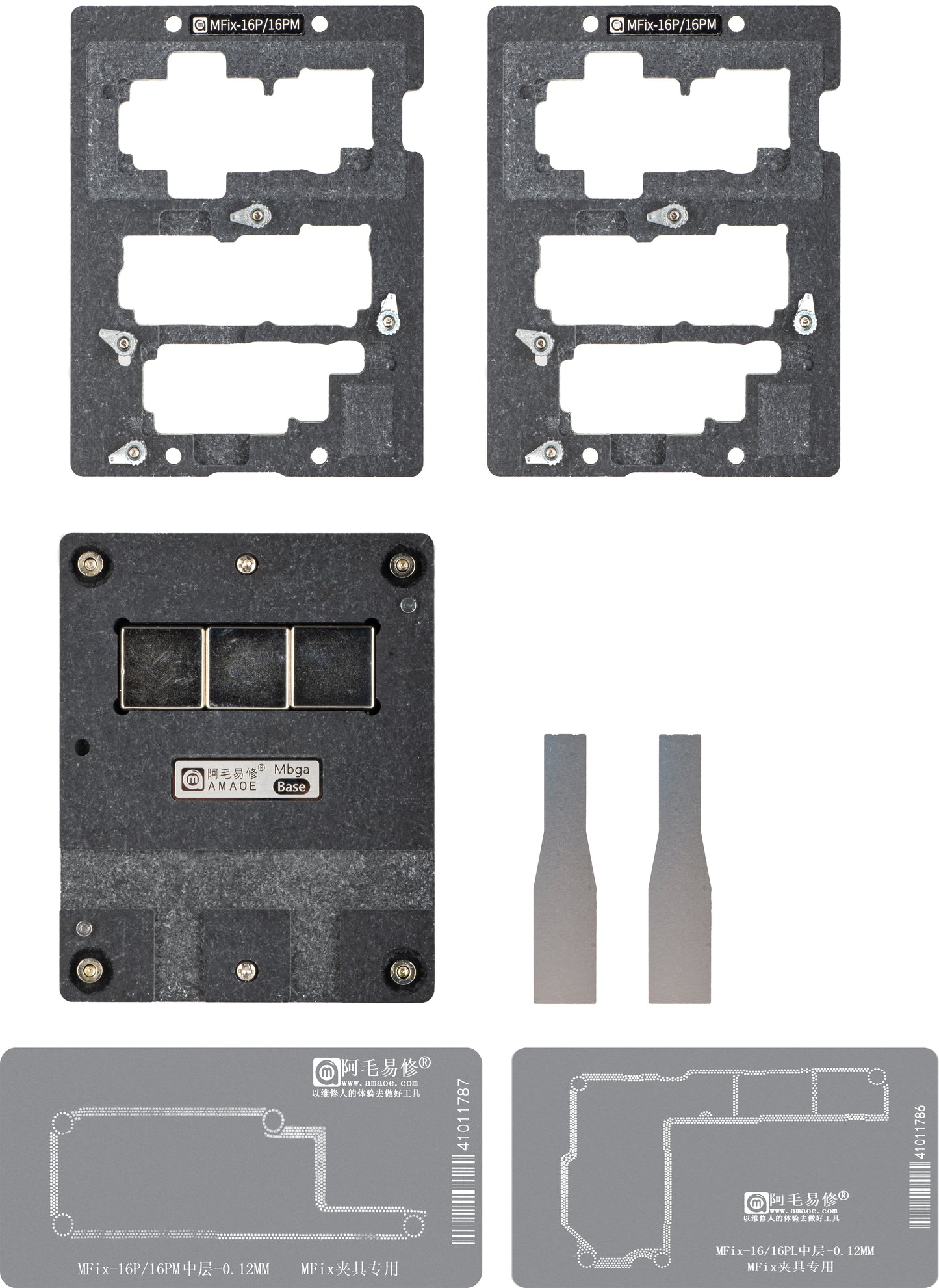 Arbeidsstøtte for Reballing Amaoe MFix-16 for Apple iPhone 16-serien