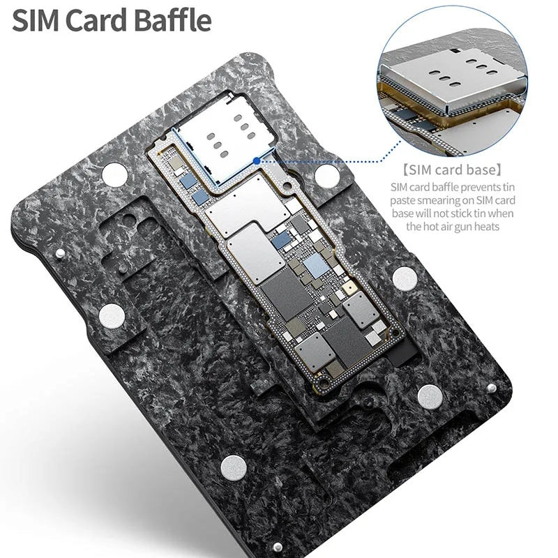 QIANLI magnetisk arbeidsstøtte for PCB for Apple iPhone 15-serien