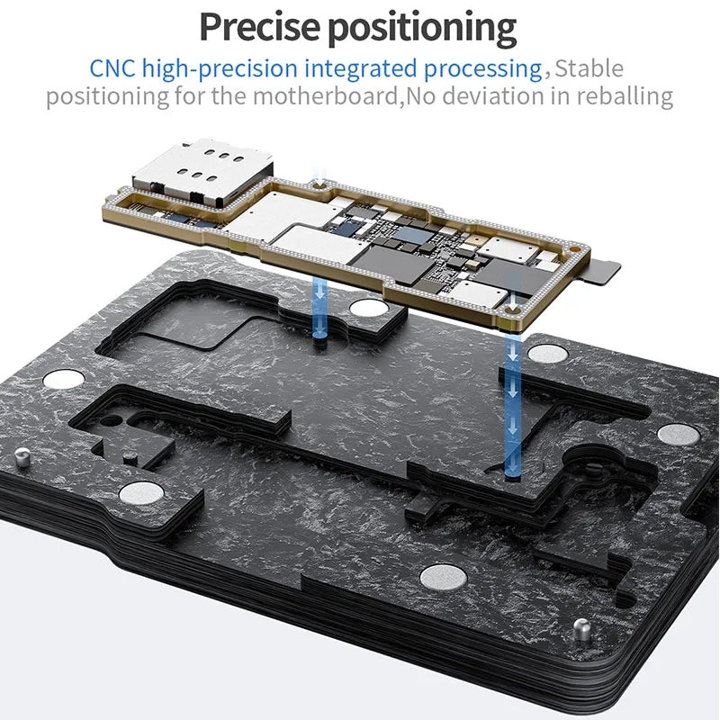 QIANLI magnetisk arbeidsstøtte for PCB for Apple iPhone 15-serien