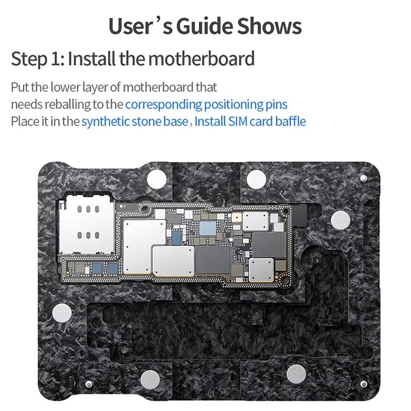 QIANLI magnetisk arbeidsstøtte for PCB for Apple iPhone 15-serien