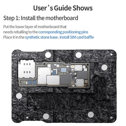 QIANLI magnetisk arbeidsstøtte for PCB for Apple iPhone 15-serien