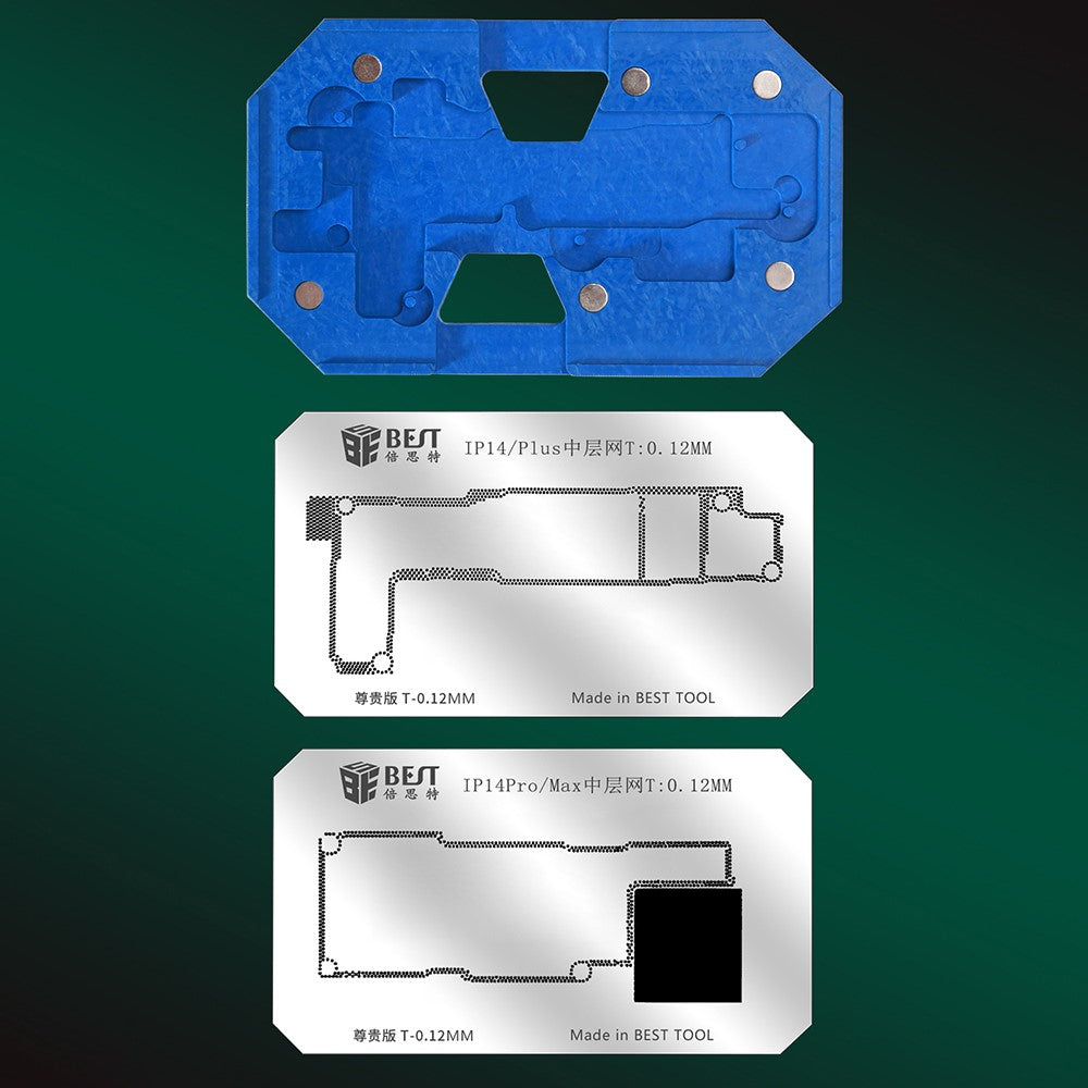 Arbeidsstøtte for Reballing Best BST-084 for Apple iPhone 14-serien