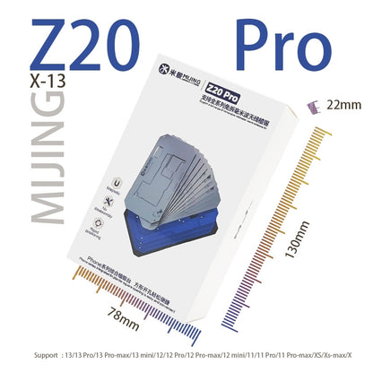 Mijing Z20 Pro Reballing Arbeidsstøtte for Apple iPhone X - 13 Pro Max-serien