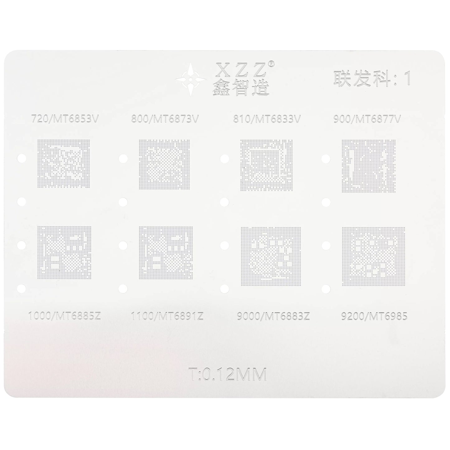 XZZ L23 Arbeidsstøtte for Reballing for Apple A8 - A16 CPU