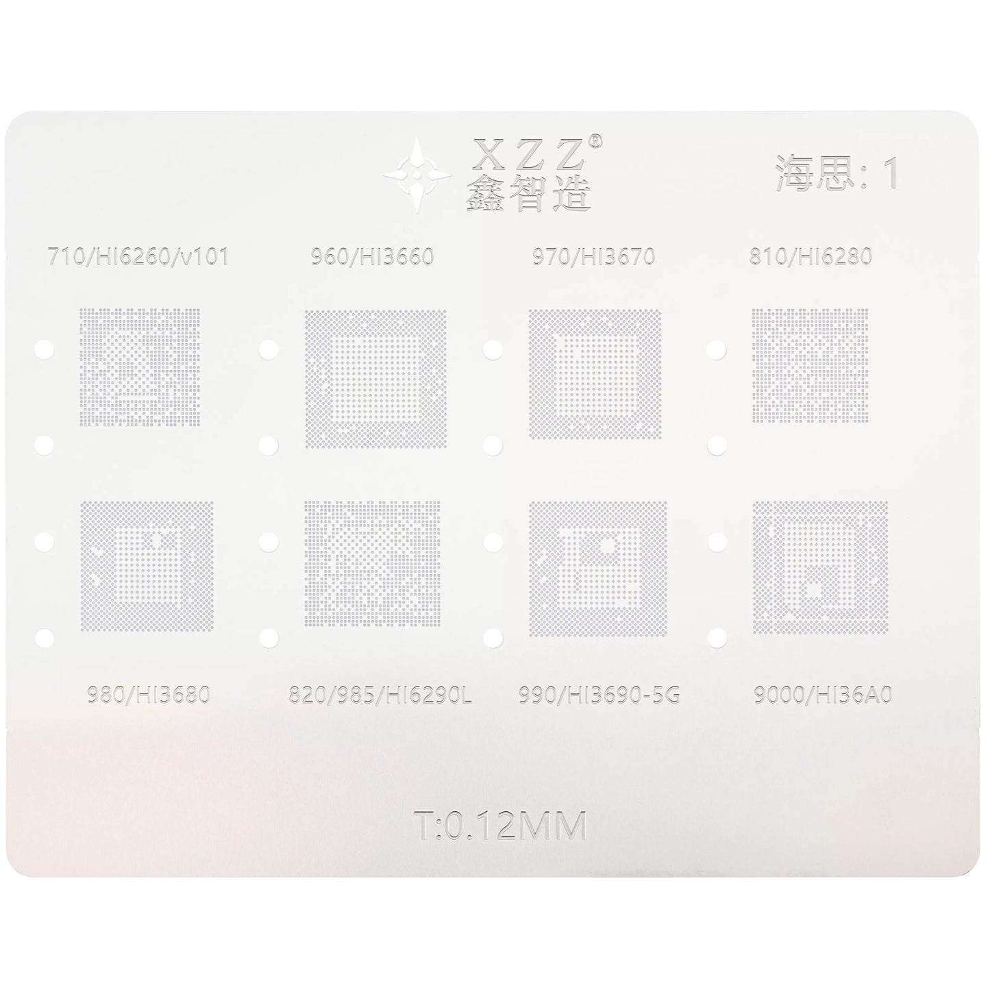 XZZ L23 Arbeidsstøtte for Reballing for Apple A8 - A16 CPU