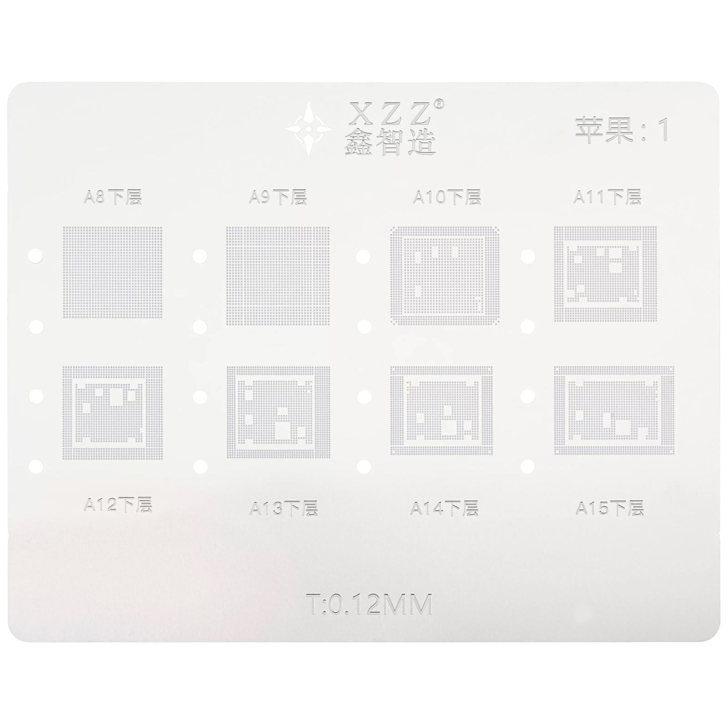 XZZ L23 Arbeidsstøtte for Reballing for Apple A8 - A16 CPU