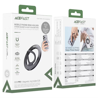 Acefast E35 Ringholder, Universal, Svart