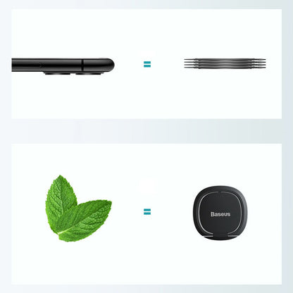 Baseus Invizible Ring Holder, Sølv SUYB-0S