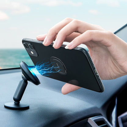 Baseus Invizible Ring Holder, Sølv SUYB-0S