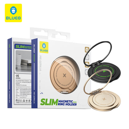 Blueo Slim Ring Holder, Universal, Svart