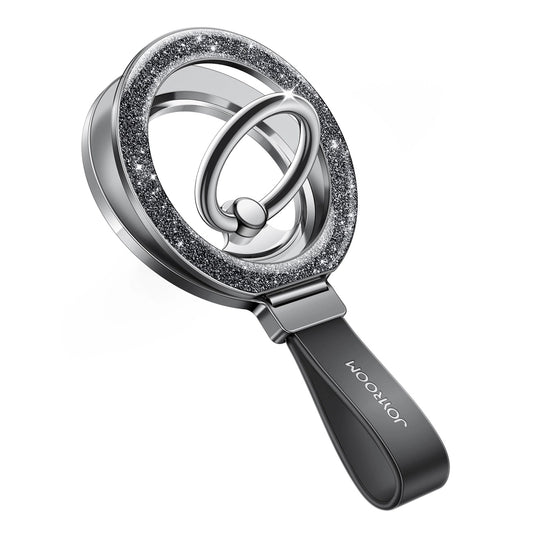 Joyroom JR-ZS425 Glitter Ringholder, Universal, Svart