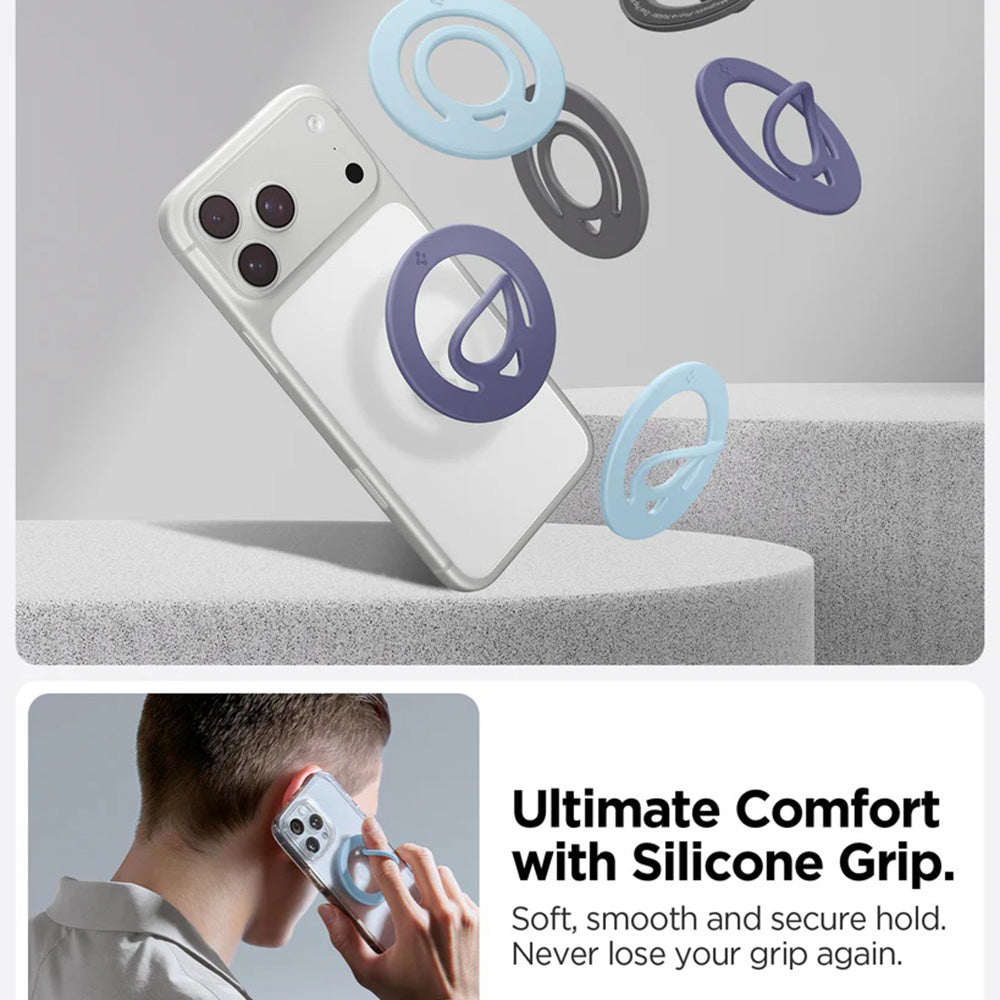 Spigen Dual Pop Universal Ring Holder, Blå AMP11368