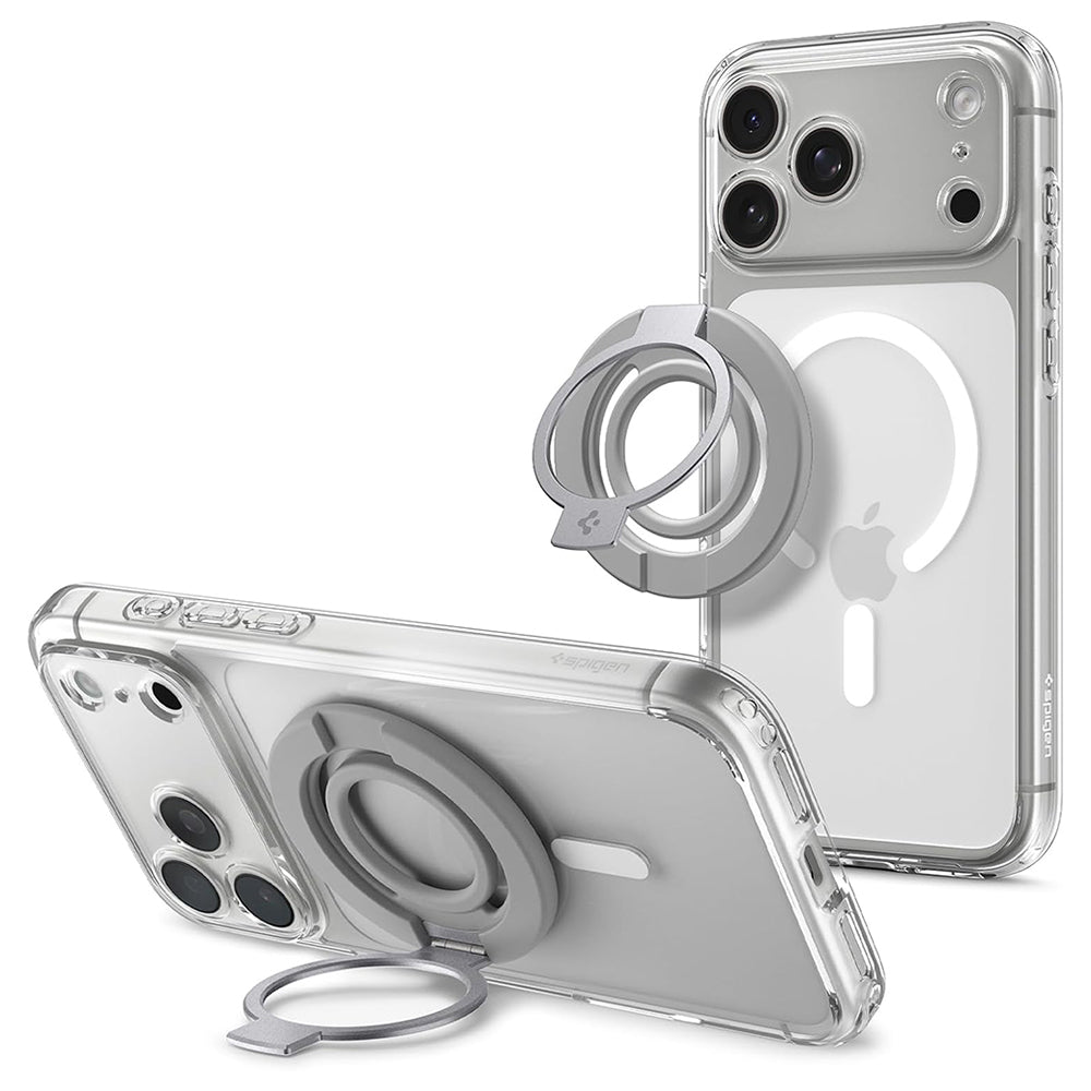 Spigen Dual Pop Mag S Ring Holder, Universal, Grå AMP11736