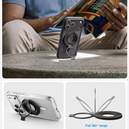 Spigen Dual Pop Mag S Ring Holder, Universal, Grå AMP11736