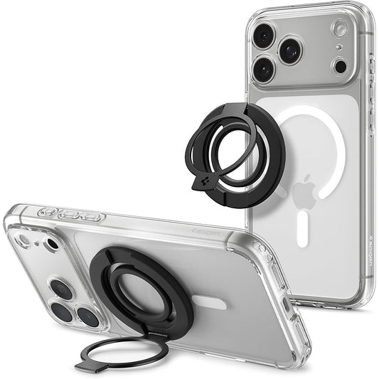Spigen Dual Pop Mag S Ring Holder, Universal, Svart AMP11735