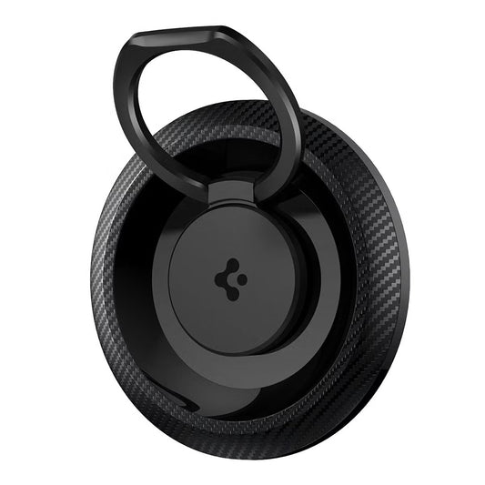 Spigen O-Mag OM100 Karbon Ringholder, Universal, Svart AMP05505