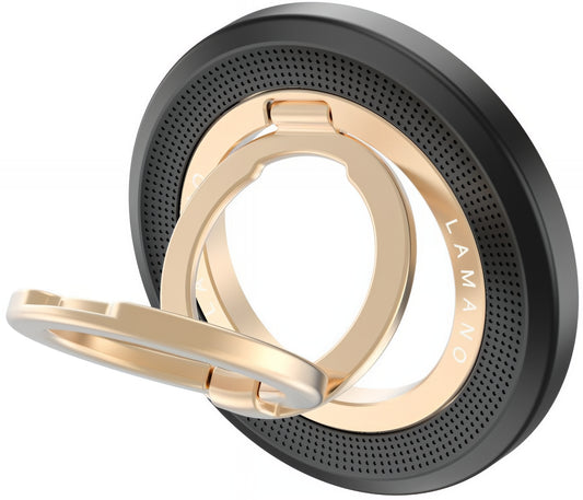 Tech-Protect MMR700 Lamano Ring Holder, Universal, Svart Gull