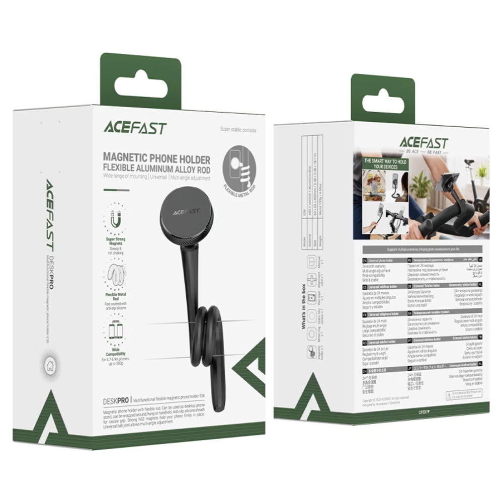 Magnetisk Støtte Acefast E36, Universal, Svart