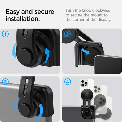 Spigen OneTap magnetisk holder for Tesla-navigasjon, universell, svart ACP07869