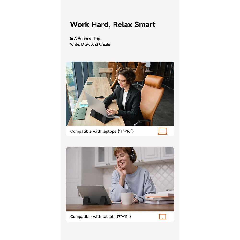 McDodo FS-8020 Napa-stativ for bærbar PC 11 tommer - 16 tommer, Svart