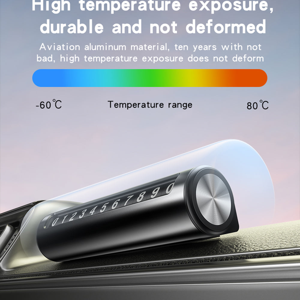 Bilnummerholder Yesido C202, Svart