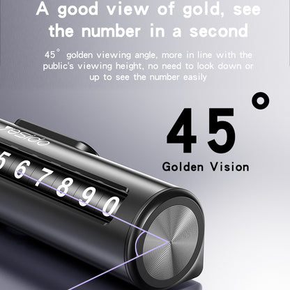 Bilnummerholder Yesido C202, Svart