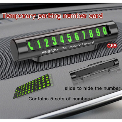 Bilnummerholder Yesido C68